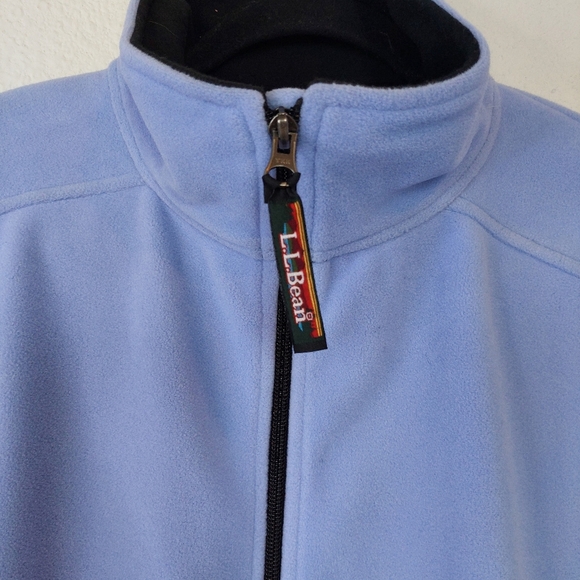 L.L Bean Full Zip Fleece Jacket Size Medium - Picture 2 of 7